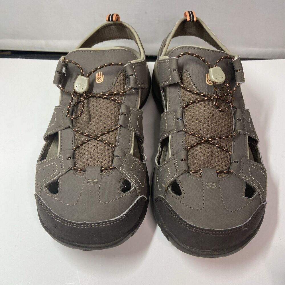 Teva Womens Size 11 Brown Open Air Hiking Sandal Shoe Shoc Pad